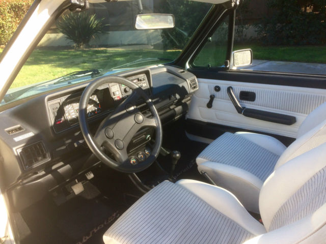 1985 Volkswagen Cabrio Triple White Best Seller Package - photo 6