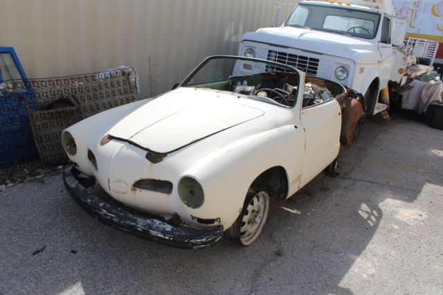 Volkswagen Karmann Ghia Convertible no reserve need it gone 1971 Volkswagen Karmann Ghia convertible