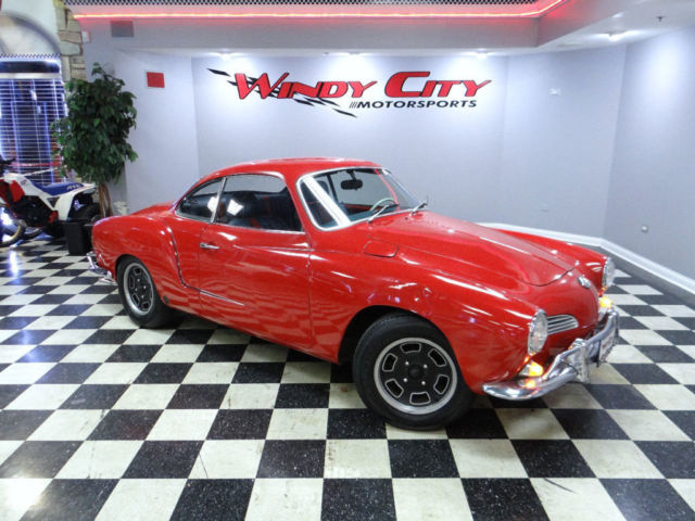 Volkswagen Karmann Ghia Coupe Recent Mild Restoration New Floors Runs Great! 1969 Volkswagen Karmann Ghia