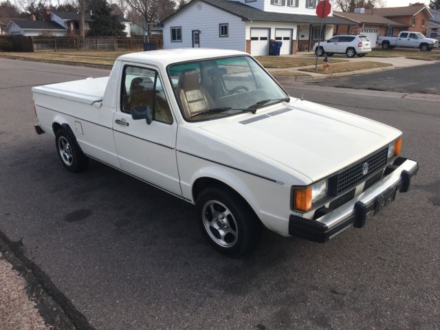 Volkswagen Rabbit Pickup Caddy DIESEL 128k AC new engine amazing condition 1982 Volkswagen Rabbit