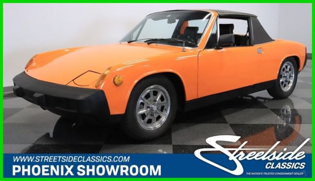 Volkswagen VW Classic Collector Vintage Exotic Orange Black Receipts German Manu 1976 Porsche 914 Targa