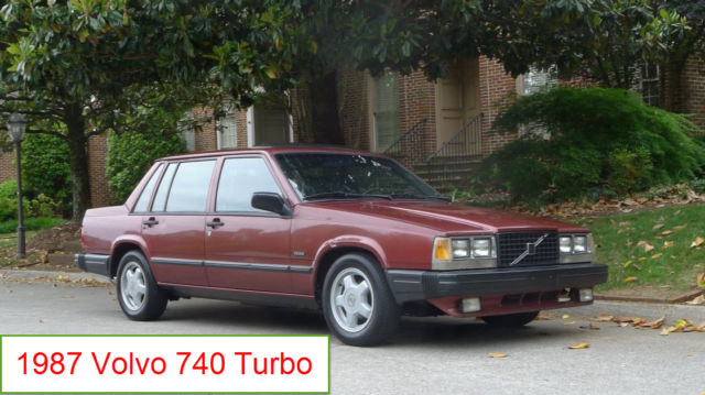1987 Volvo 740 Deep Red-Burgundy - photo 2