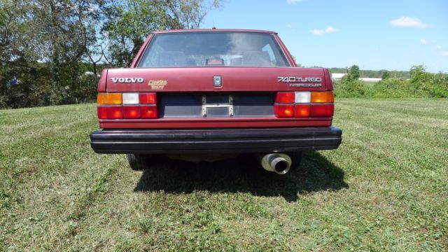 1987 Volvo 740 Deep Red-Burgundy - photo 7