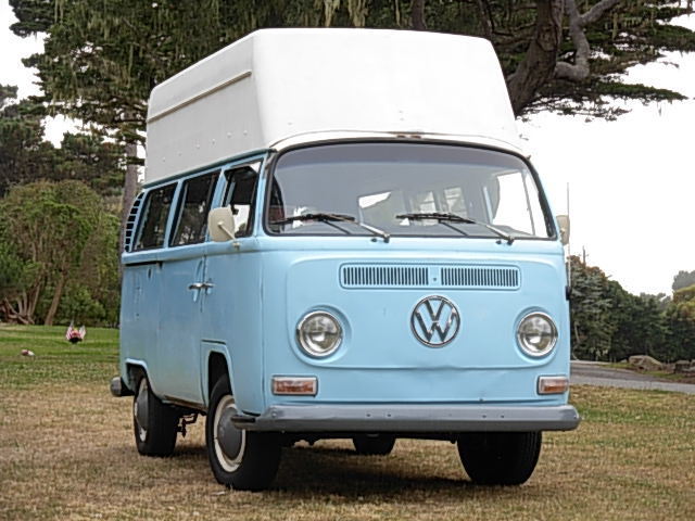 VW Bus 1968 High Top Swiss European Type 2 Transporter 1968 Volkswagen Bus/Vanagon