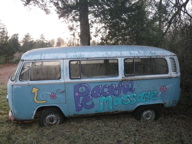 Vw Bus Project business sign, Van camper, restore, Groovy 1972 Volkswagen Bus/Vanagon