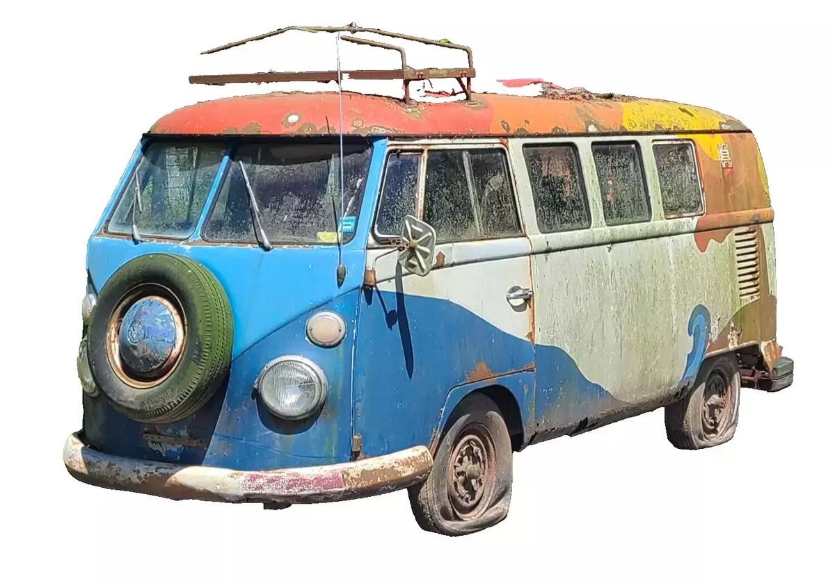 VW Bus Van 1967 Type 2 Hippie Camper Kombi Campmobile Scooby-Doo Volkswagon 1967 Volkswagen Bus/Vanagon