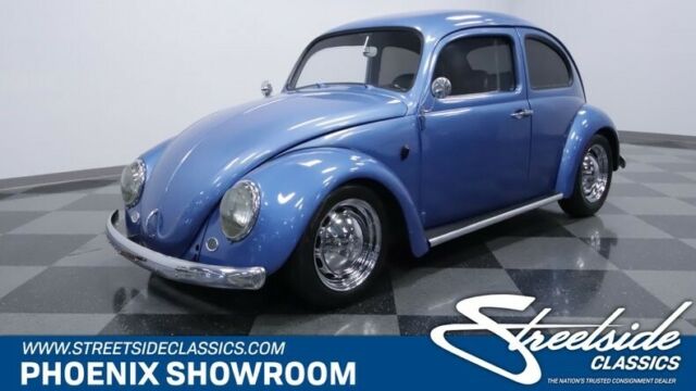 VW CC Manual Bug Classic Vintage Collector German Blue Wolfsburg Flat-Four 1961 Volkswagen Beetle - Classic --