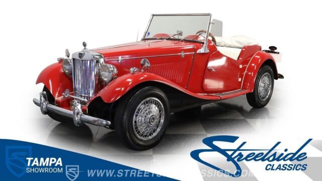 VW CHASSIS 1600 CC FLAT FOUR 4 SPEED MANUAL FRONT DISC NICE COLOR COMBO 1952 MG T-Series Replica