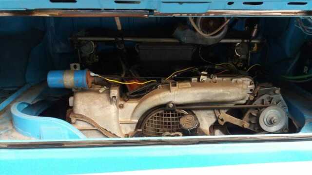 1976 Volkswagen Bus/Vanagon Powder Blue, white interior - photo 12