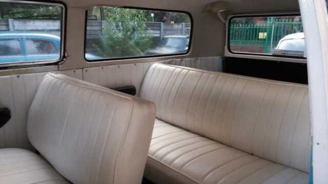 1976 Volkswagen Bus/Vanagon Powder Blue, white interior - photo 3