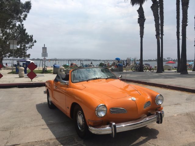 VW Karman Ghia Convertible 1972 Volkswagen Karmann Ghia