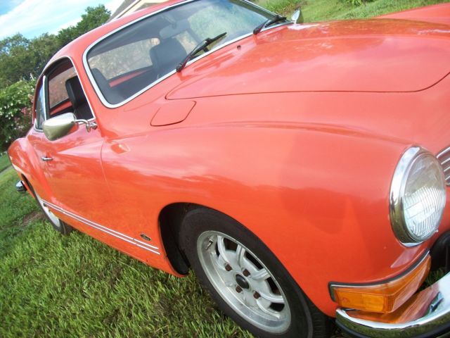 VW, Karmann Ghia, volkswagen 1974 Volkswagen Karmann Ghia chrome