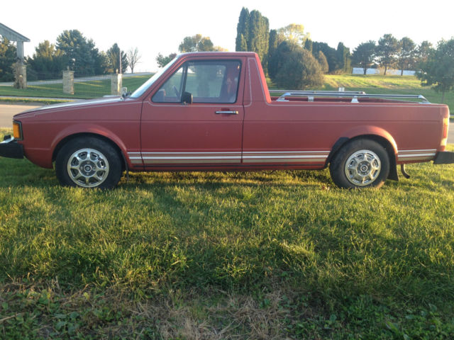 VW RABBIT TRUCK VOLKSWAGEN CADDY PICKUP 1981 Volkswagen Rabbit 179241
