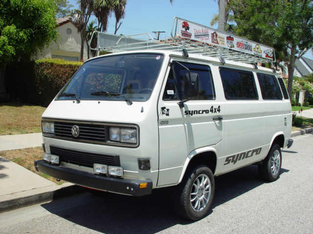 VW Syncro Turbo Diesel 1.6L, 4X4 with rear diff lock,very clean, imported Europe 1988 Volkswagen Bus/Vanagon Caravelle Syncro