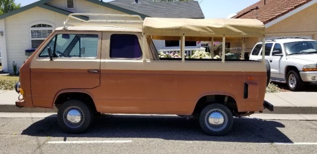 VW Vanagon 1985 1.9L GL " CUSTOM DOKA DOUBLE CAB CLONE " 1985 Volkswagen Bus/Vanagon