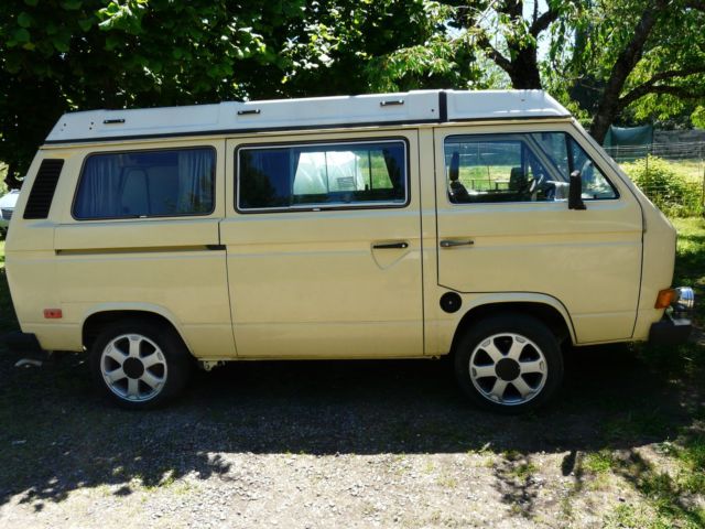 VW VANAGON CAMPMOBILE 1983 Volkswagen Bus/Vanagon