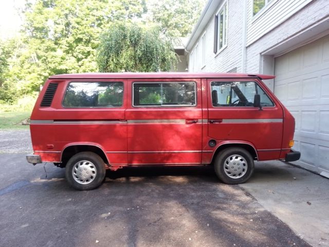 VW Vanagon with KEP inline-4 adapter and rebuilt gas engine also fits diesel 1986 Volkswagen Bus/Vanagon