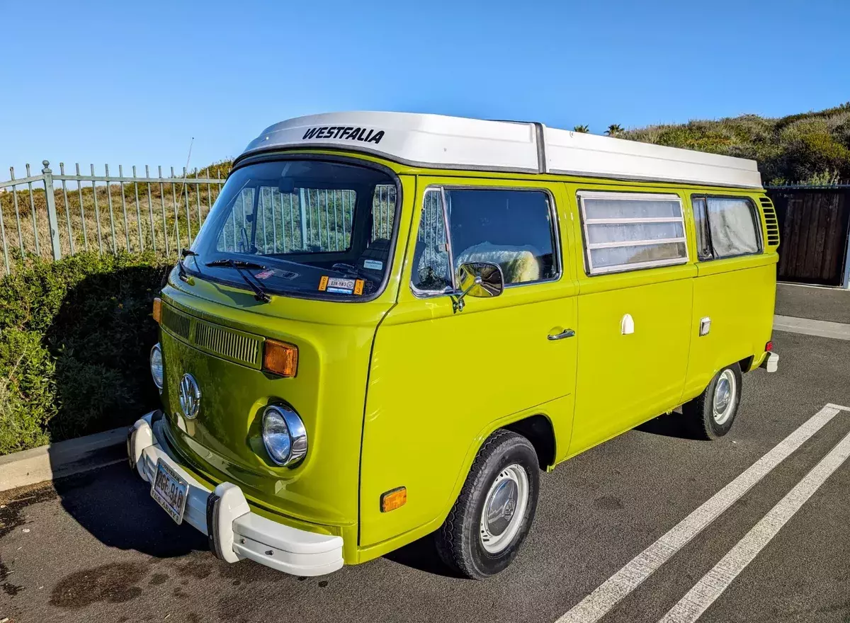 VW Westfalia Campervan with Pop-Top Tent 1979 Volkswagen Bus/Vanagon