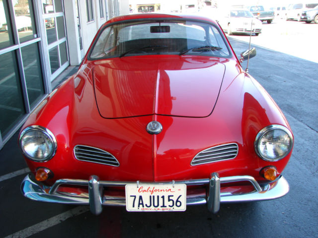 VW'67 Karmann Ghia Coupe Restored 1967 Volkswagen Karmann Ghia