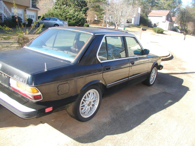 1985 BMW 5-Series black - photo 4