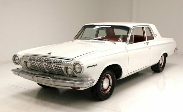Wedge Clone 413ci Wedge Engine Nice Straight Exterior Snazzy Red Interior 1963 Dodge 330 Polara