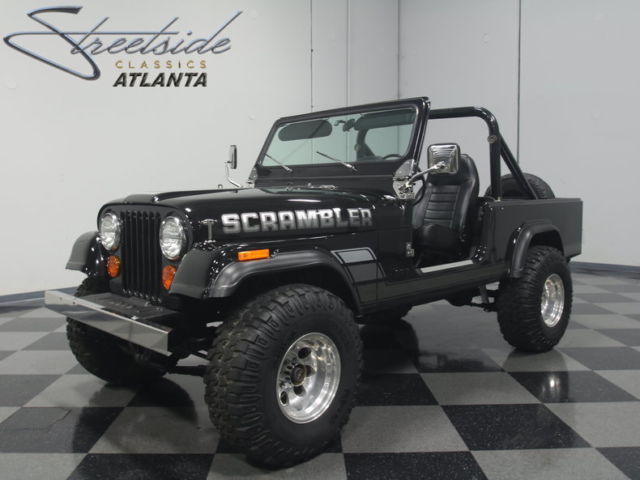 WELL-BUILT SCRAMBLER, 350 VORTEC V8 SWAP, T-18 4-SPEED, LIFT, FRONT DISCS, PS!! 1983 Jeep CJ