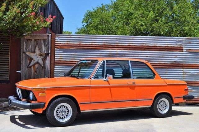 Well documented 1974 BMW 2002 with 64K miles and super cold A/C!! 1974 BMW 2002