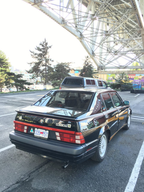 Well-maintained Milano/75 Verde with Reupholstered Seats; Minor Body Damage 1989 Alfa Romeo Milano