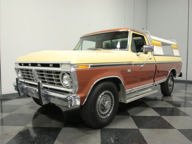 WELL-PRESERVED CAMPER, 46K ACTUAL MILES, 460 V8, C6, DUALS, RESPRAY, LOW OWNERS 1974 Ford F-250 Camper Special