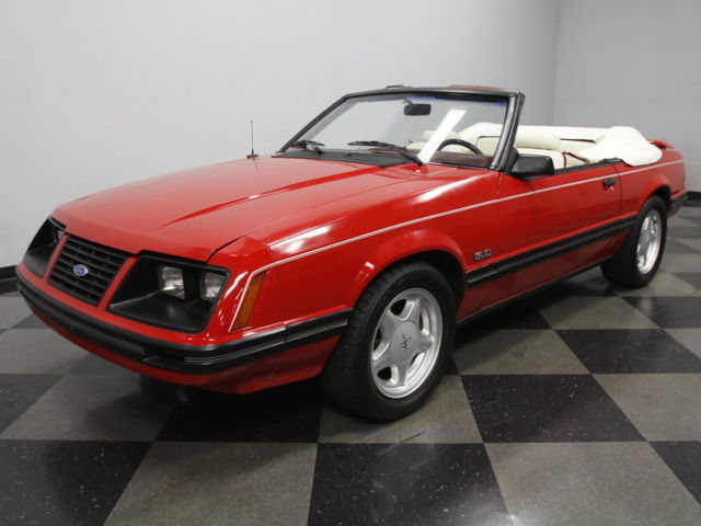 WELL PRESERVED, ORIG 5.0L, 5 SPD, 58K ORIG MILES, DOCS, NEW TOP, NICE!! 1983 Ford Mustang GLX