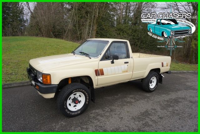 WELL PRESERVED RUST FREE ORIGINAL HILUX 4X4 PICKUP 150 PIX+VIDEO 4RUNNER 1984 Toyota Tacoma 150PIX+VIDEO TRUE TIME CAPSULE UNTOUCHED 1 OWNER SURVIVOR !