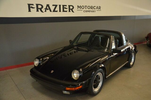 WELL SERVICED 61363 mile Black Black Carrera Targa 1984 Porsche 911