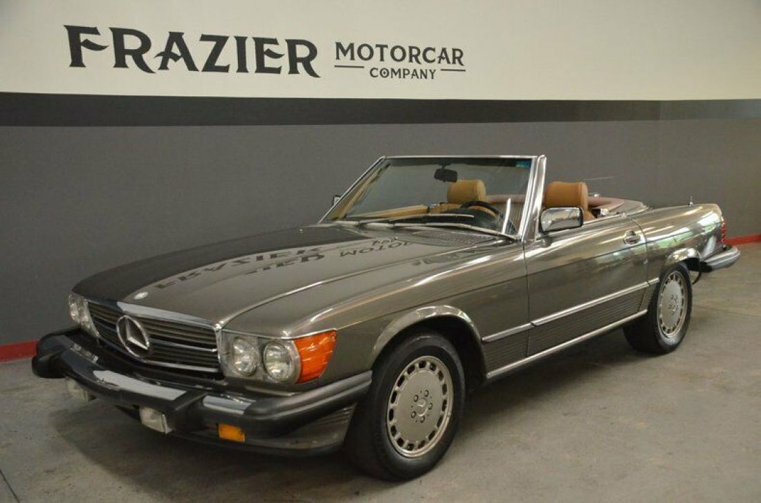 Well serviced Southern Car with records and both tops Anthracite gray 1987 Mercedes-Benz 560SL
