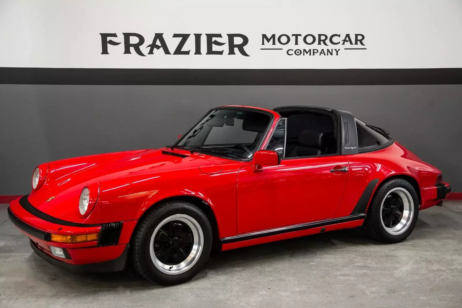 WELL SERVICED Three Owner Accident Free 3.2 911 Carrera Targa GUARDS RED/BLACK 1986 Porsche 911 Carrera Targa