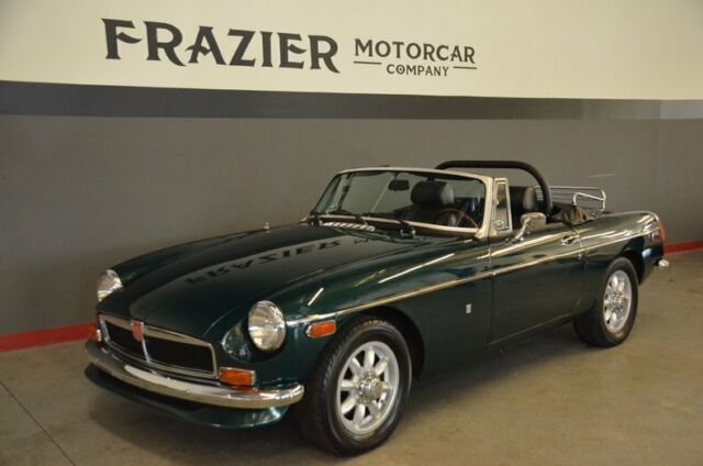 WEST COAST BRITISH RACING GREEN 4 spd OVERDRIVE CHROME BUMPER MGB 1973 MG MGB