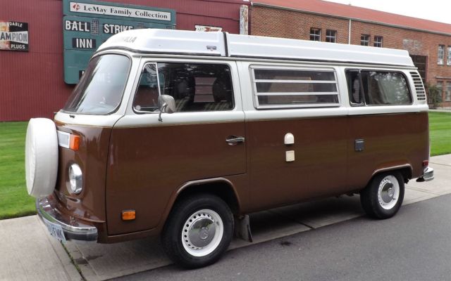 1978 Volkswagen Bus/Vanagon westfalia camper deluxe pop-top champagne edition