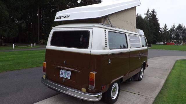 1978 Volkswagen Bus/Vanagon westfalia camper deluxe pop-top champagne edition - photo 9