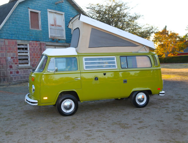 Westfalia POP-TOP Camper Bus Van VW Campmobile Riviera Rebuild Engine Type2 1978 Volkswagen Bus/Vanagon
