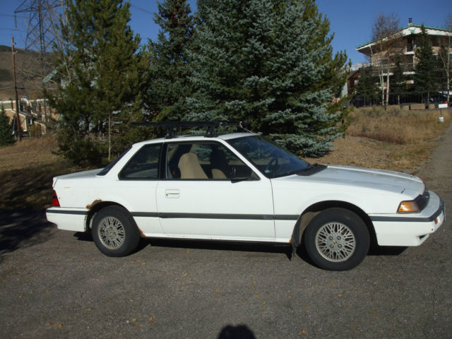 white 1986 Honda Prelude 2.0SI 1986 Honda Prelude 2.0 Si Coupe 3-Door