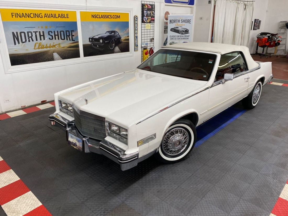 White Cadillac Eldorado with 77,828 Miles available now! 1984 Cadillac Eldorado Biarritz - SEE VIDEO -