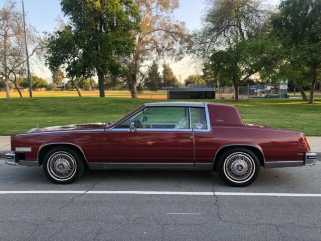 1985 Cadillac Eldorado WHITE LEATHER