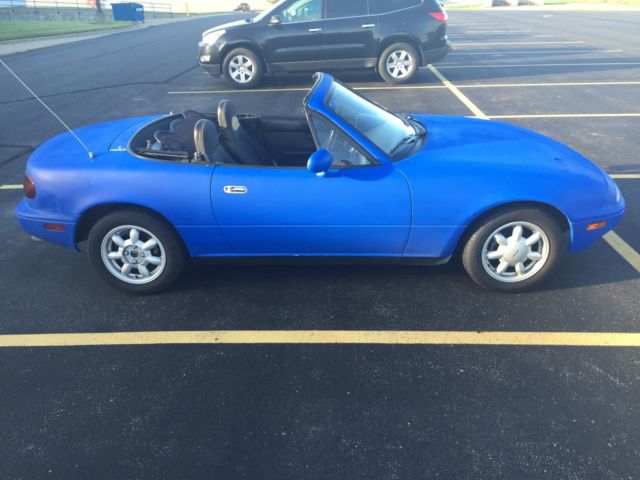 White, manual, A/C, Completely Stock NO RESERVE!!!! 1990 Mazda MX-5 Miata