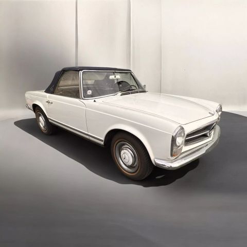 White Mercedes Benz 2130 SL with 65408 Miles available now! 1964 Mercedes-Benz 2130 SL Conv