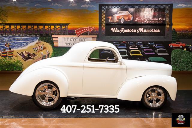 White Willys Coupe with 1,244 Miles available now! 1941 Willys Coupe --