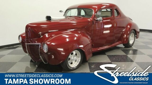 WICKED ALL STEEL STREET ROD, BLOWN 350 W/DUAL QUADS, MUSTANG II, 4 WHL DISCS, AC 1940 Ford Other Street Rod
