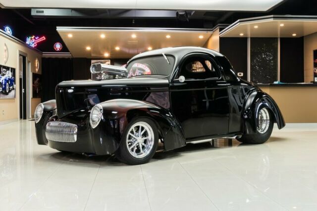 Willy's Coupe, Street Rod! GM 502ci V8 w/ 871 Blower, Automatic, Disc, PS, PB 1941 Willys Coupe Street Rod