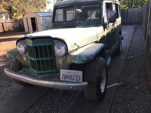 willys jeep 4x4 350 motor California Jeep runs and drives NO RESERVE! 1955 Willys Station Wagon 4x4