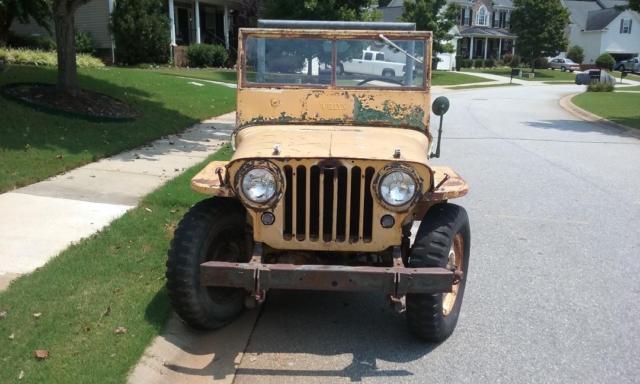 Willys Jeep CJ-2A, early 1946 with column shift and rear PTO 1946 Willys CJ2A