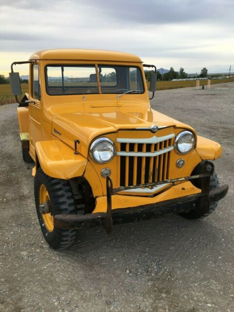 WILLYS JEEP PICKUP TRUCK 4X4 ALL ORIGINAL SURVIVOR RUNNING DRIVING 1957 Willys 4-75 Pickup