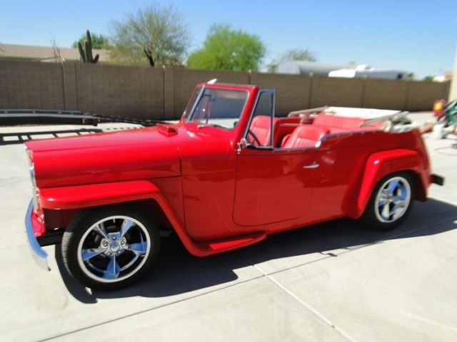 willys jeepster pro tour custom 350 v8 convertable one of the best all steel 1951 Willys
